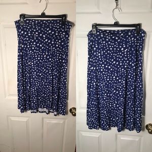 Lularoe Azure Circle Skirt - Size Large